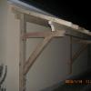 Appentis pour rangement de bois 
