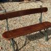 Banc en bois exotique