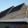 Extention d'habitation avec changement d'angle de toit 