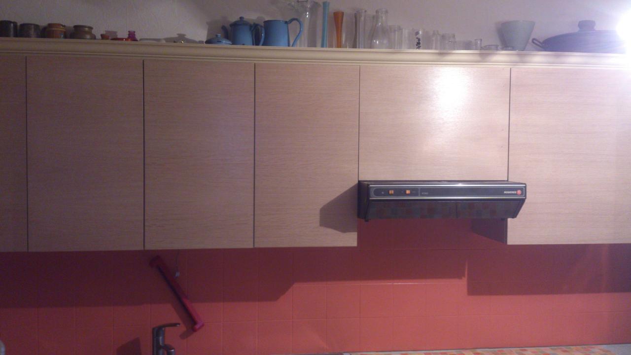 Remplacement porte de cuisine (chêne vernis ) 