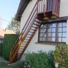 Escalier meunier essence iroko