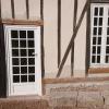 Restauration de façade en colombage remplacement de boiseries